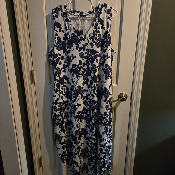 Sampeel Dresses & Skirts - Navy Floral Maxi Dress